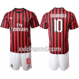 AC Milan Calhanoglu 10 Domaći Dječji Komplet Dresovi za Nogomet 2019-2020 (+ kratke hlače)